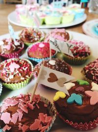 Cupcakes colourful 