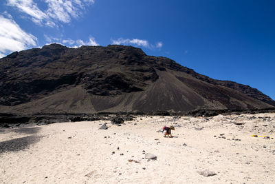 Scenic view of mountain against sky