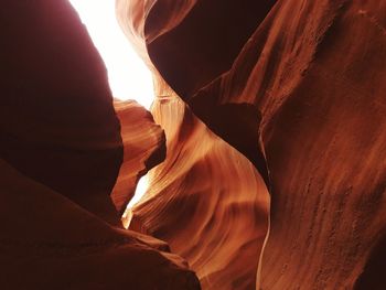 Rock formations in cave