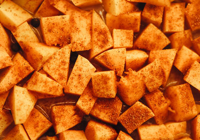 Full frame shot of firewood