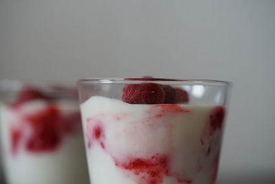 Close-up of drink in glass