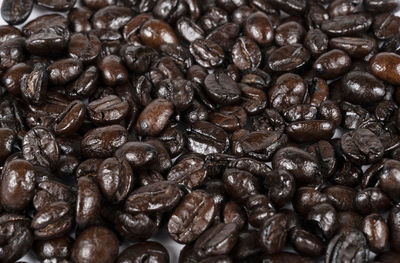 Full frame shot of roasted coffee