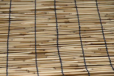 Full frame shot of bamboo blinds