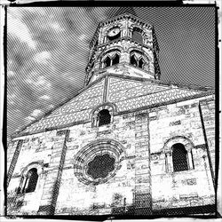 Low angle view of church