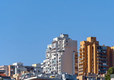 Residential building blocks in Žnjan neighborhood in split, croatia