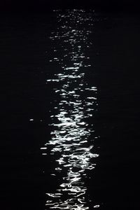 Full frame shot of water at night