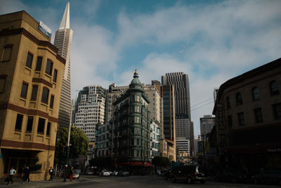 Modern buildings against sky