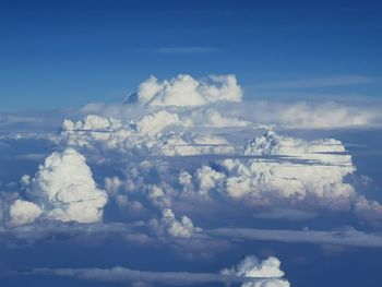 Low angle view of clouds in sky