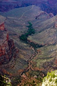 High angle view of landscape