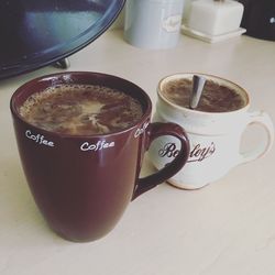 Close-up of coffee cup