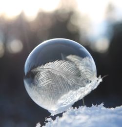 Close-up of glass