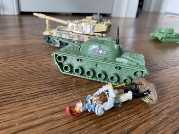 High angle view of toys on table at home