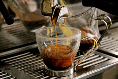 Close-up of drink