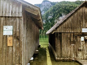 Old building by mountain