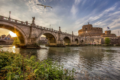 Saint angel castle, rome, italy