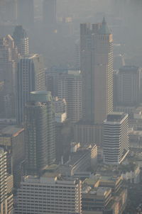 Aerial view of buildings in city