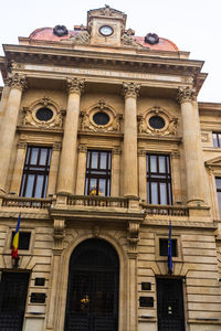 Low angle view of building against sky