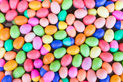 Full frame shot of multi colored candies