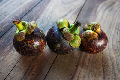 Close-up of fruits on table