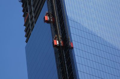 Low angle view of skyscraper