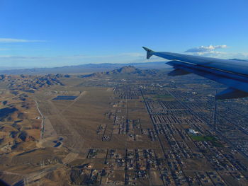 Aerial view of landscape against sky