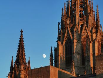 Low angle view of traditional building against sky