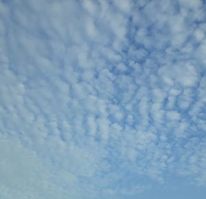 Low angle view of clouds in sky