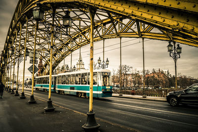 View of bridge in city