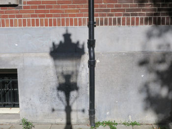 Shadow on wall