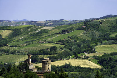 Scenic view of landscape against sky