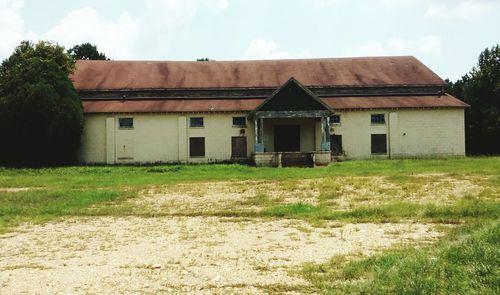 View of abandoned house