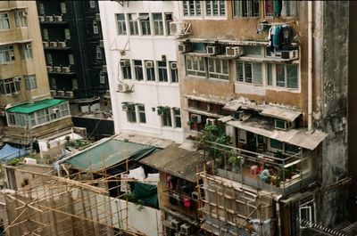 Behind a five-star hotel in hong kong