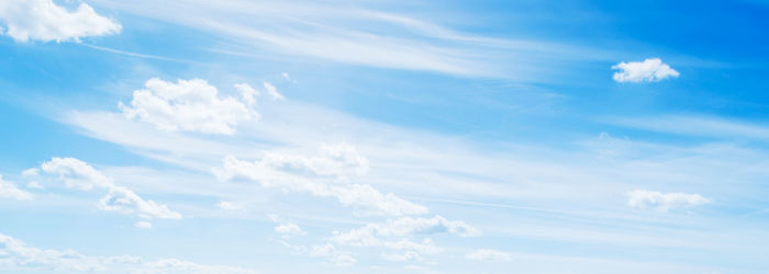 Low angle view of clouds in sky