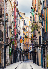 Street amidst buildings in city