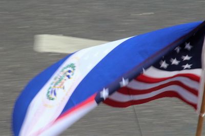 High angle view of boats in sea