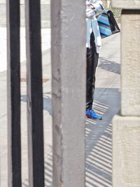 Low section of man on floor