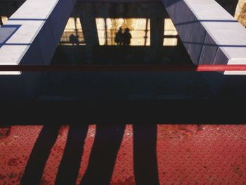 Close-up of tiled floor