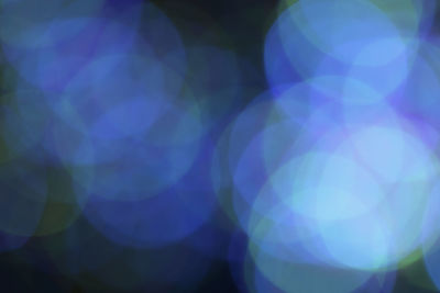 Defocused image of blue background