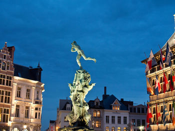 Antwerp city by day and night