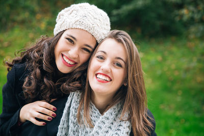 Portrait of a smiling young woman