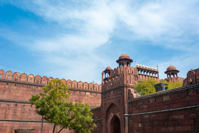 Lal qila - red fort in delhi, india. unesco world heritage site