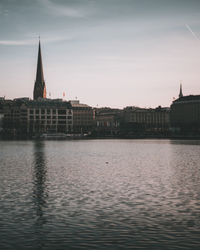 Buildings at waterfront