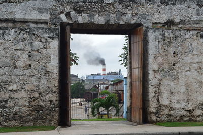 View of old building