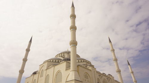 Low angle view of building against sky