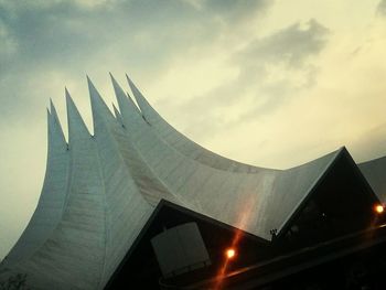 Low angle view of building against sky