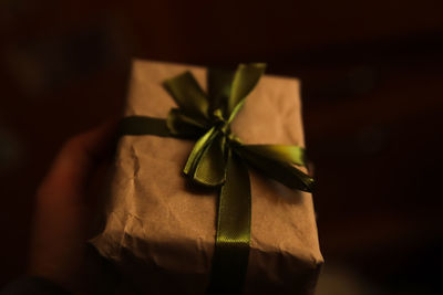 Close-up of gift box
