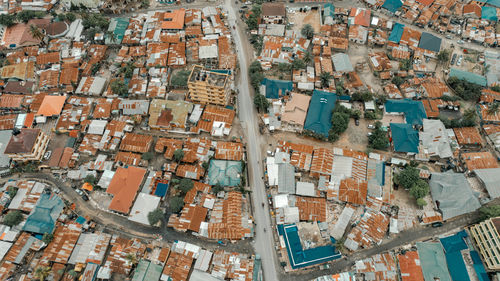 Aerial view of the industrial area in dar es salaam