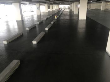 Empty corridor of building