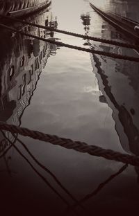 Reflection of clouds in water