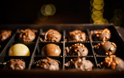 Close-up of chocolate cake